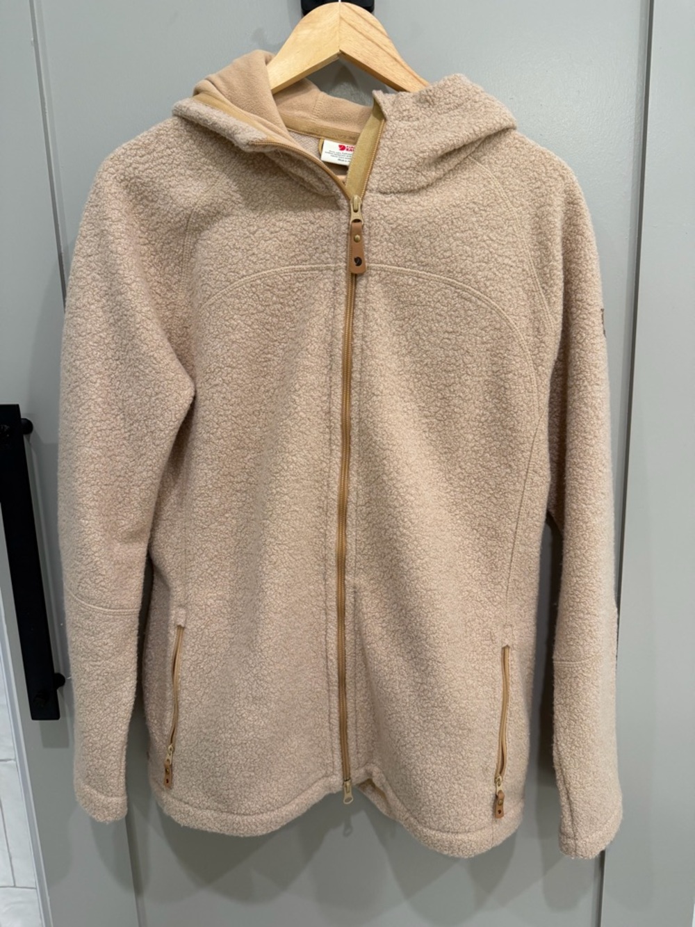 Fjallraven Hooded Fleece Jacket - Beige
